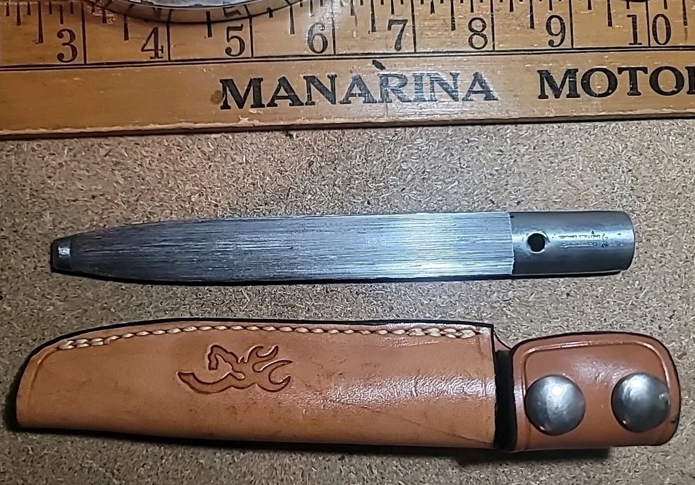 Brown knife hone and chisel