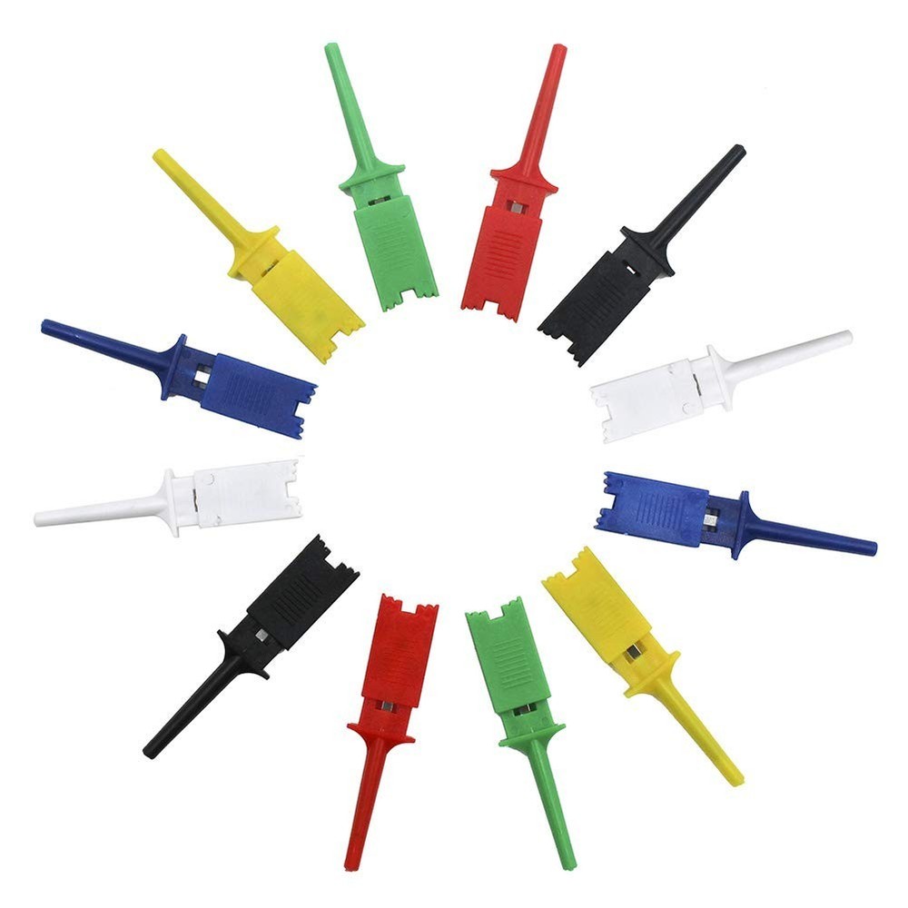 Versatile 8CH USB Logic Analyzer with 12PCS Color Clips - Compact Solution