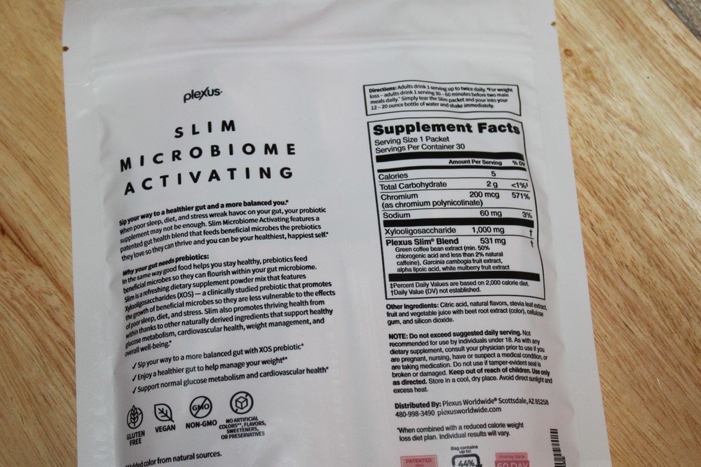 Plexus Slim - 30 Day Packets-Microbiome Activating Raspberry Lemon Exp 7/2027