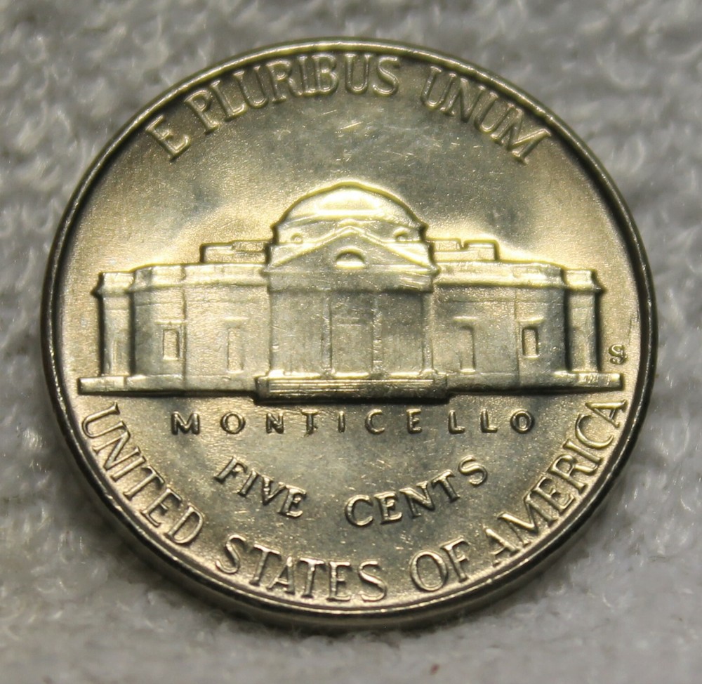 1948S uncirculated jefferson nickel almost full steps
