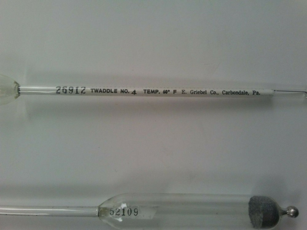 Griebel Hydrometer Twaddle No 4 (2 PACK)