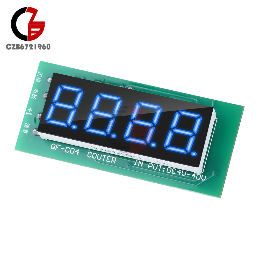 Counter Module 4-digit Digital Display w/ Memory Function DC4-40V Counter Module