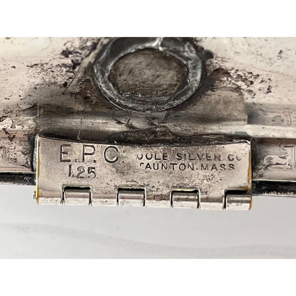 Vintage Serving Dish E.P.C. OOLE Silver Co., Mass. Silvertone
