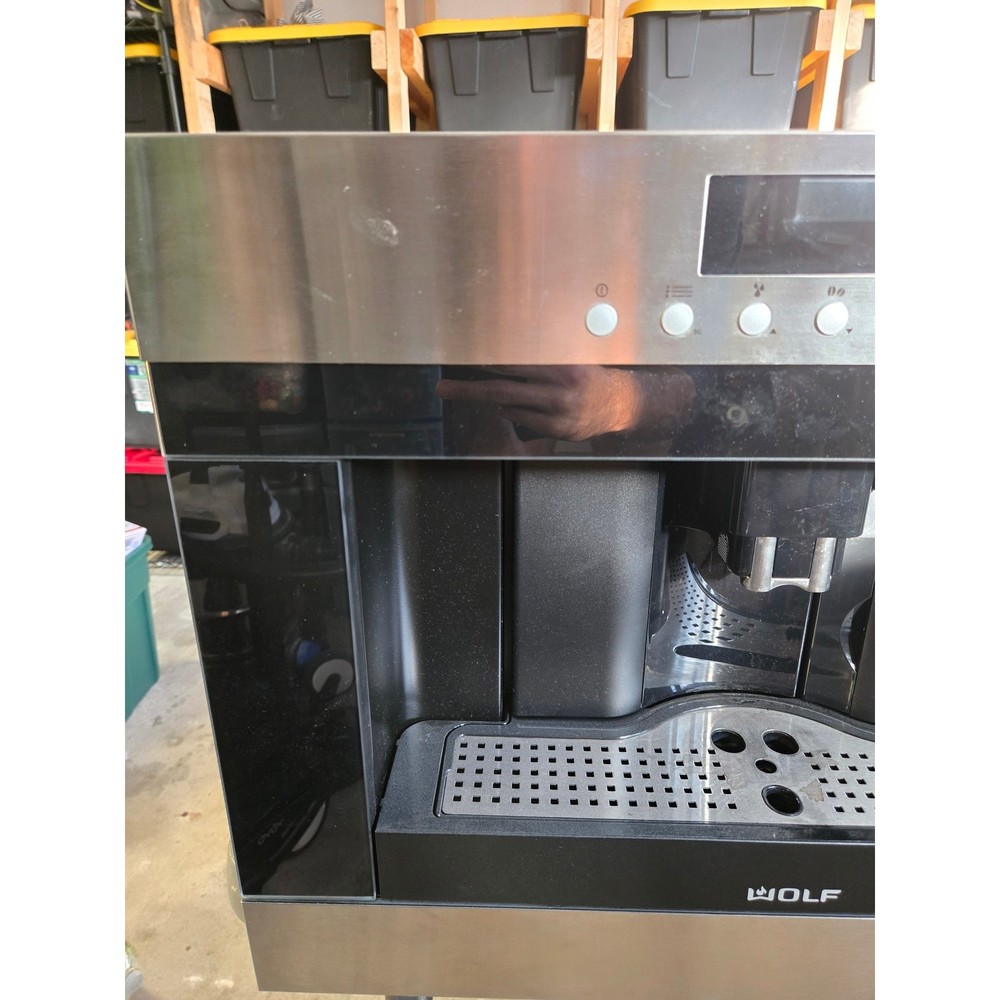 Wolf EC24S Built-In Coffee Maker Machine System Stainless W/ Mounting Brackets