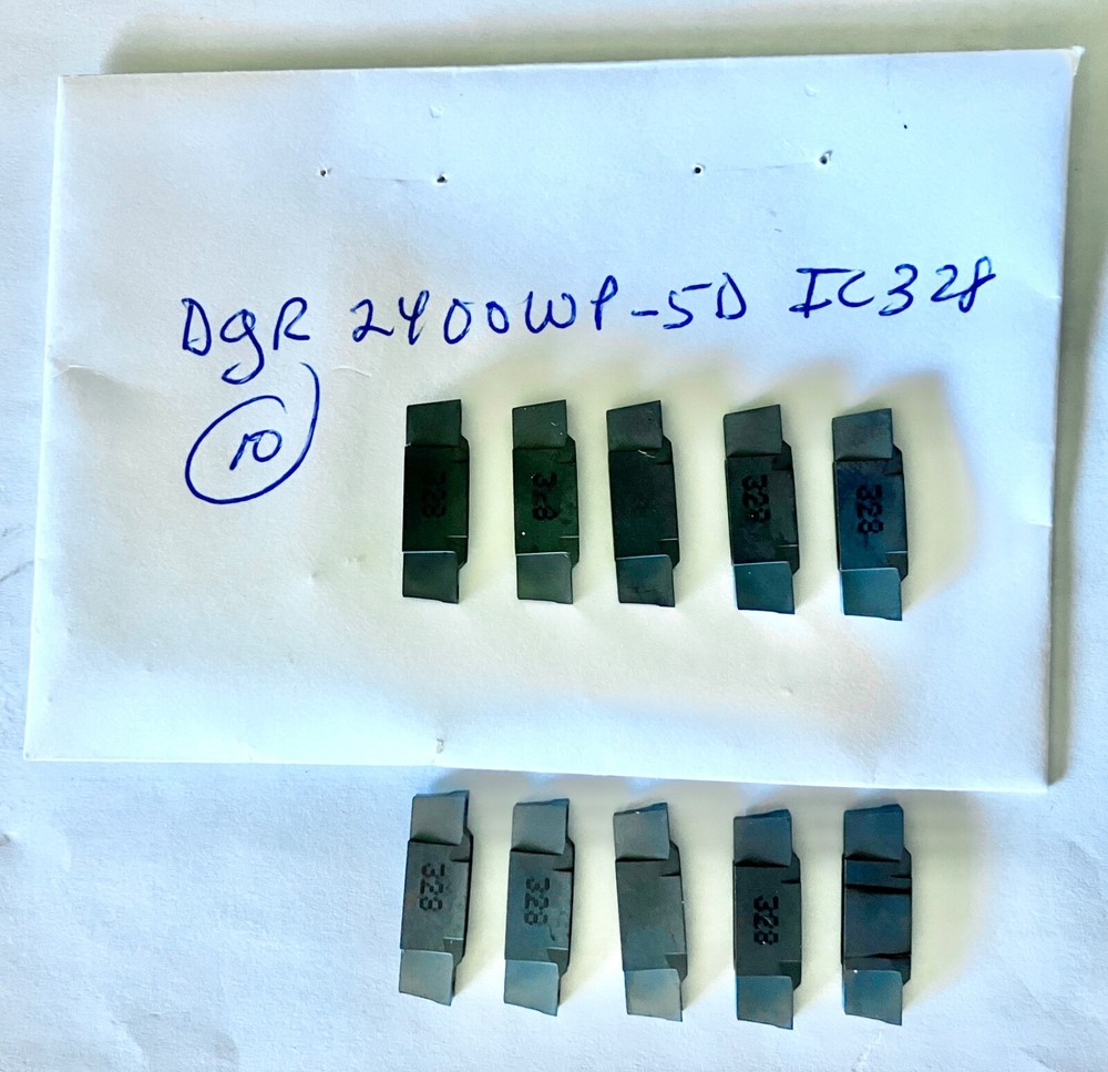 Iscar DGR 2400WP 5D IC328 Inserts - QTY: 10