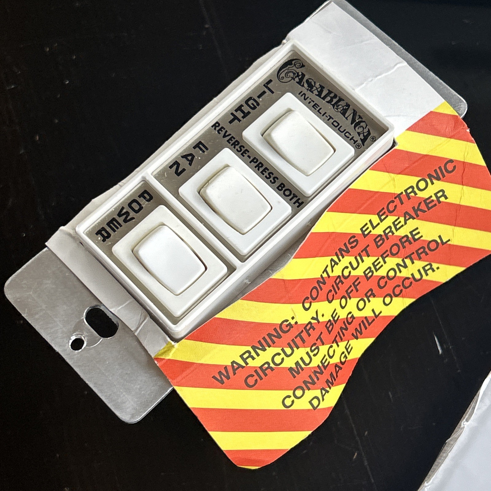 Casablanca W-11 Inteli Touch Ceiling Fan Wall Control Switch Snow White