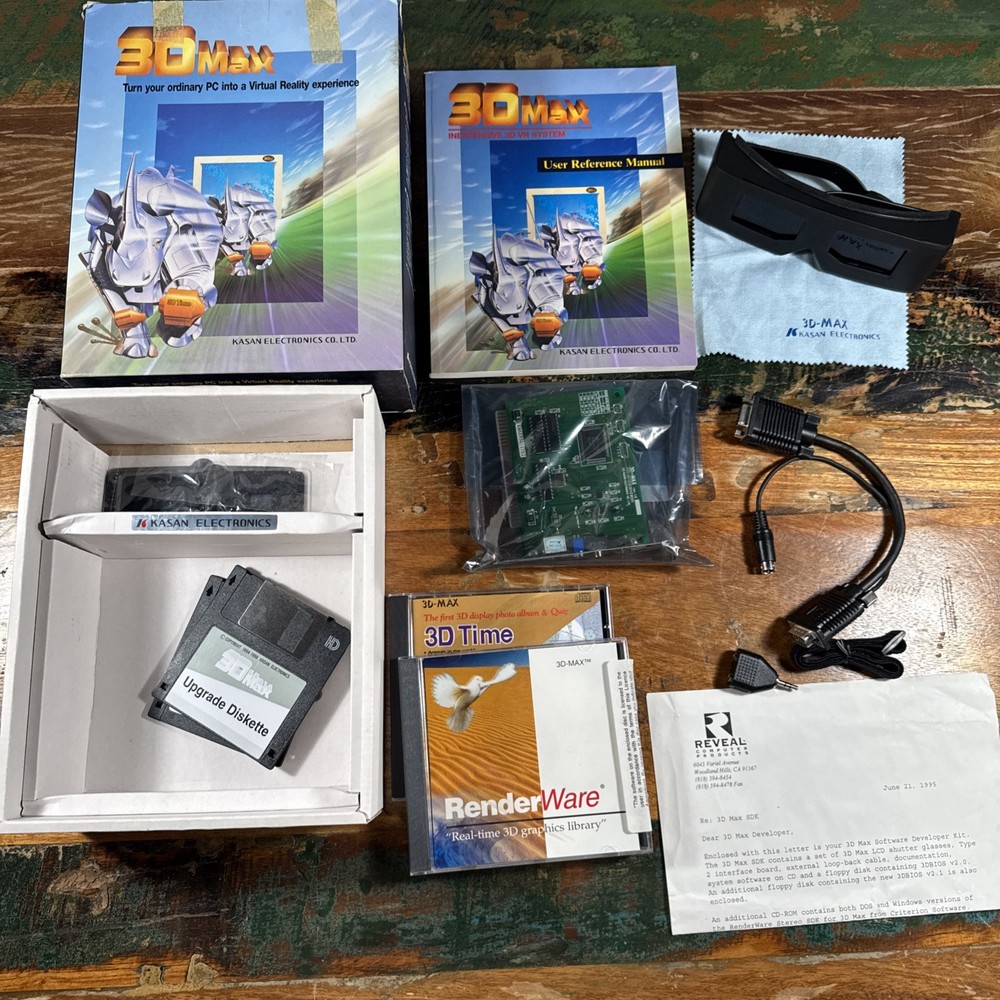 KASAN ELECTRONICS KASAN 3D-MAX Vintage Programming Computing 1995