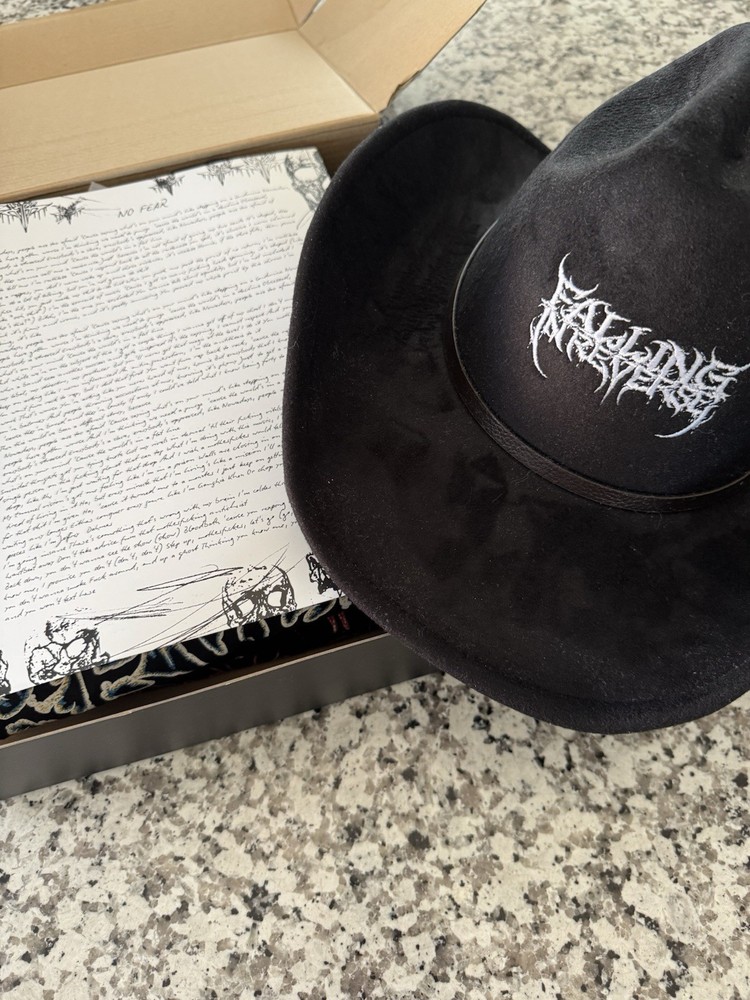 Falling In Reverse Ronnie Radke Signed Merch LOT Hat 3 2XL T-Shirts Lyric Sheet