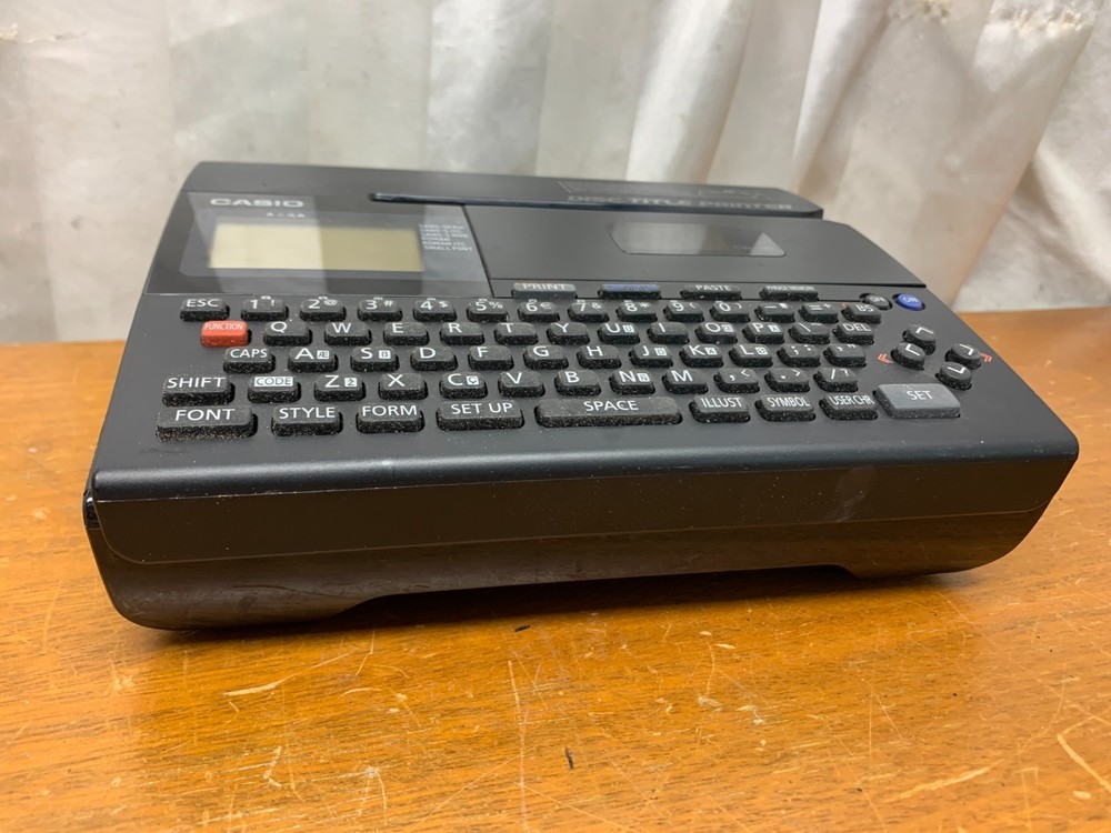 Casio CW-K85 Disc Title Printer Thermal For CD DVD