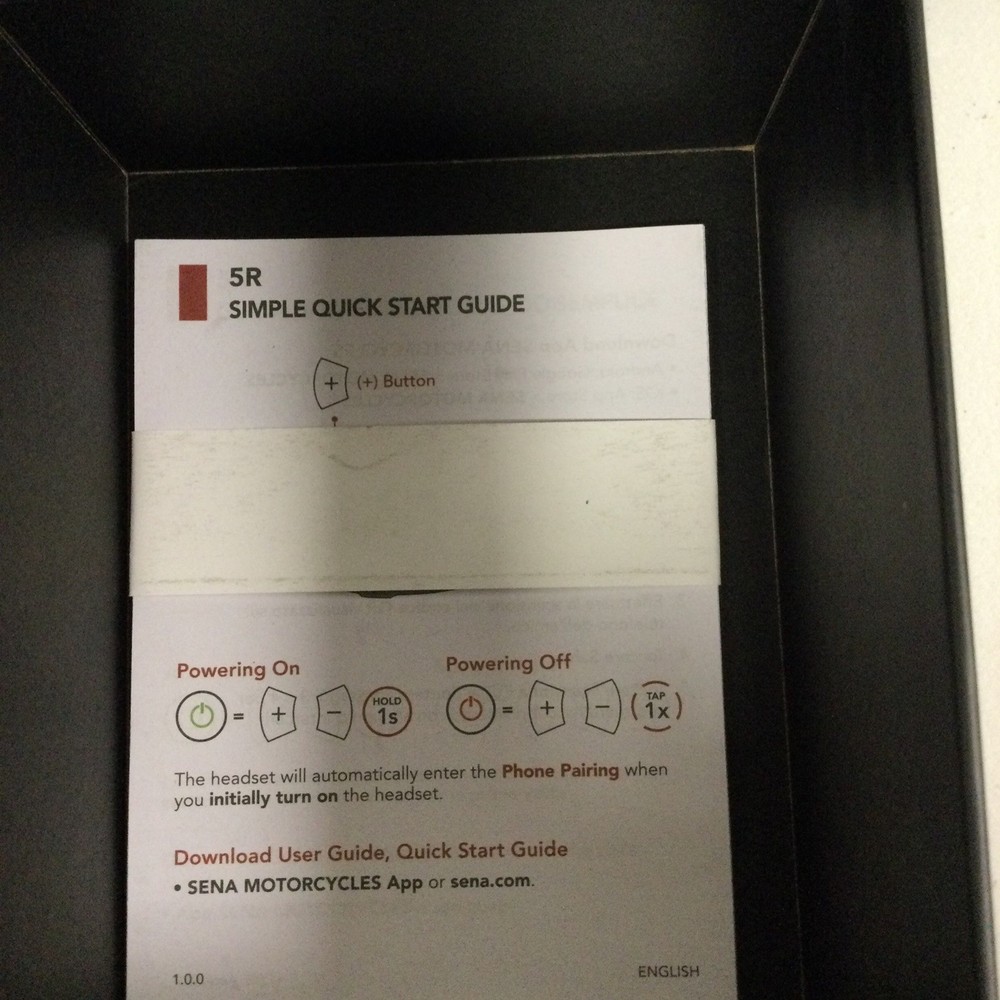 Sena 5R Motorcycle Bluetooth Intercom Dual Pack 2-Way HD Intercom