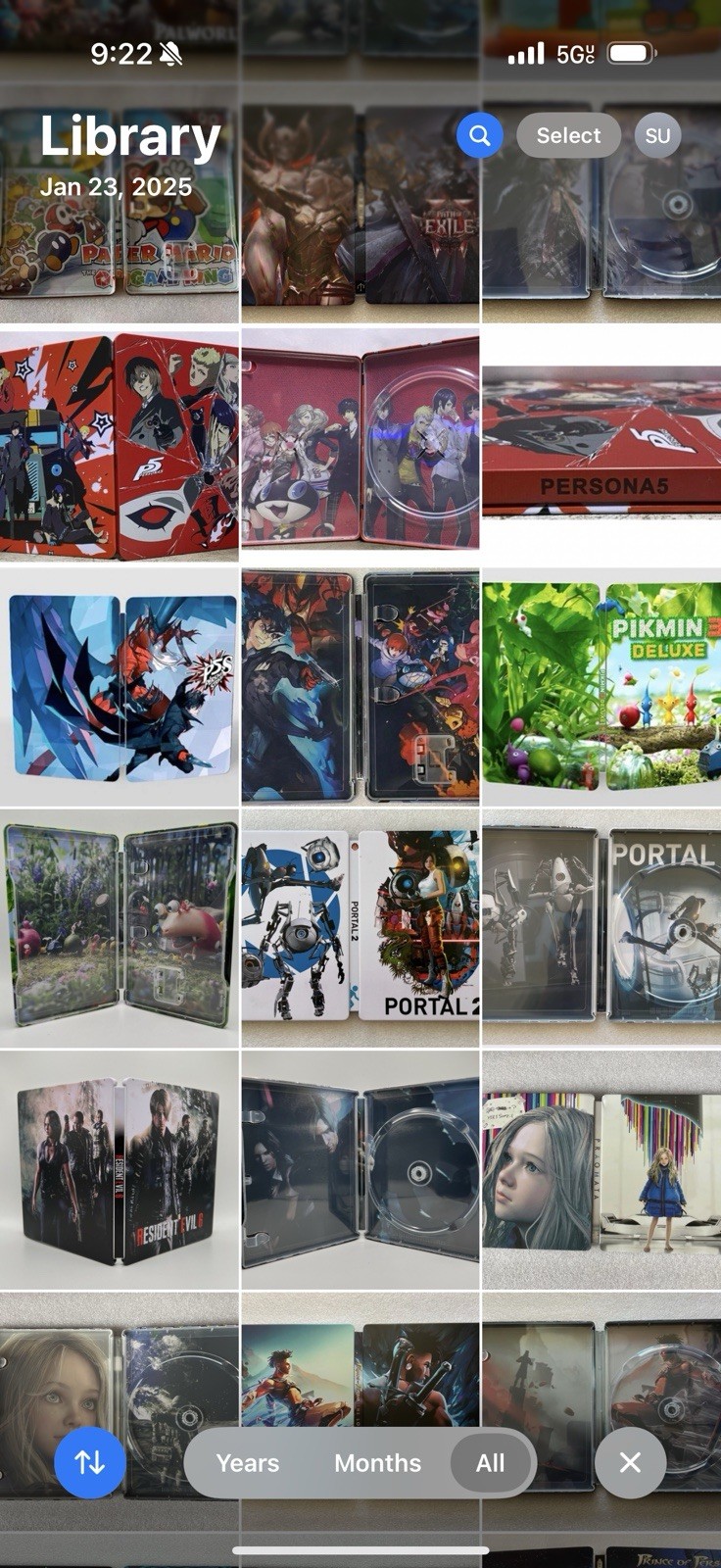 Bundle Of 5 Custom Made Steelbook Cases ( Pick any Of 5 Items) PS4/PS5/Xbox/NS
