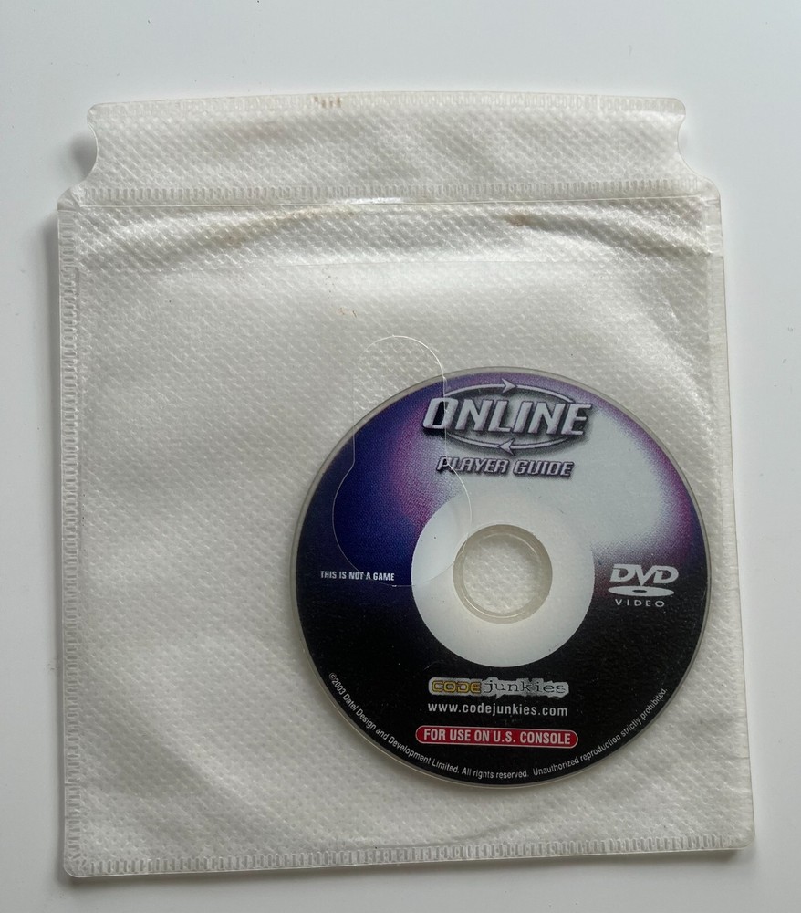 Nintendo Gamecube Online Player Guide Disc CODEjunkies Super Cool Find!!!