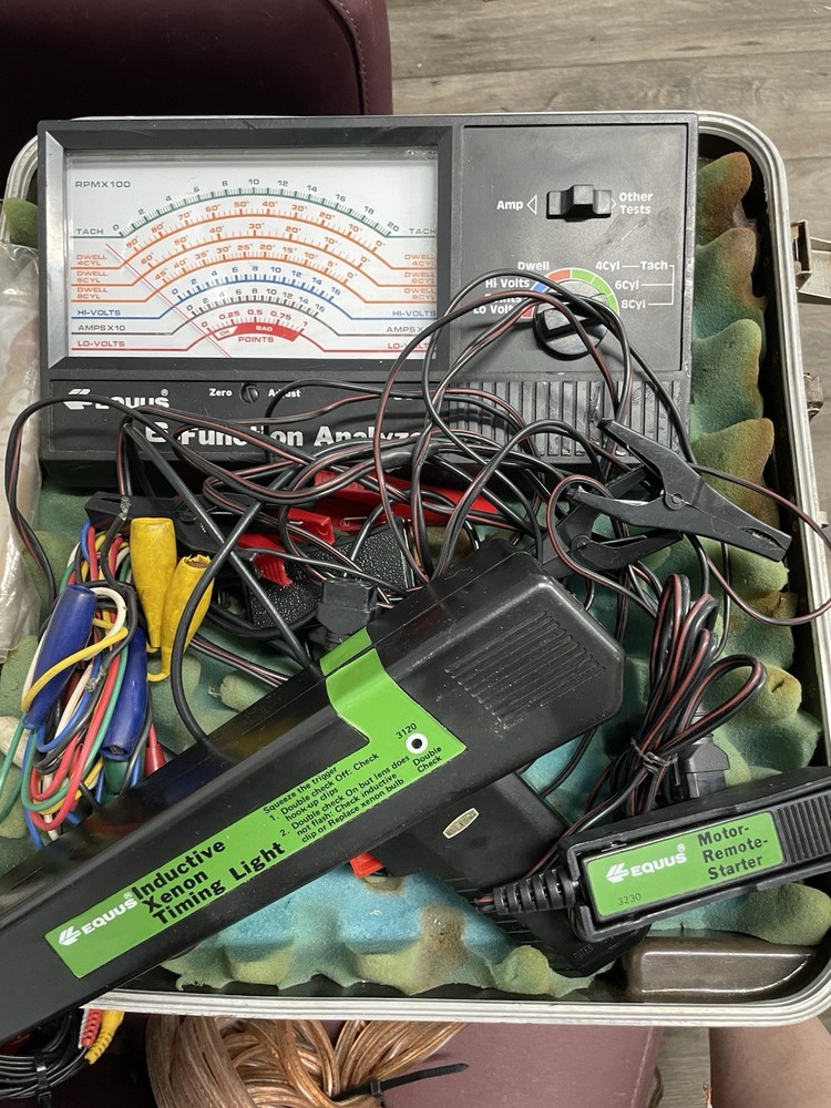 EQUUS 6 Function Analyzer 3030 Xenon Timing Light Remote starter Switch Manuals