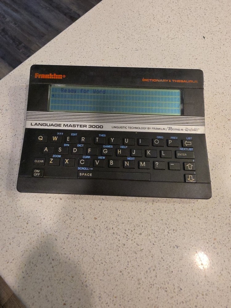 Franklin Language Master 3000 Electronic Dictionary & Thesaurus LM-3000B