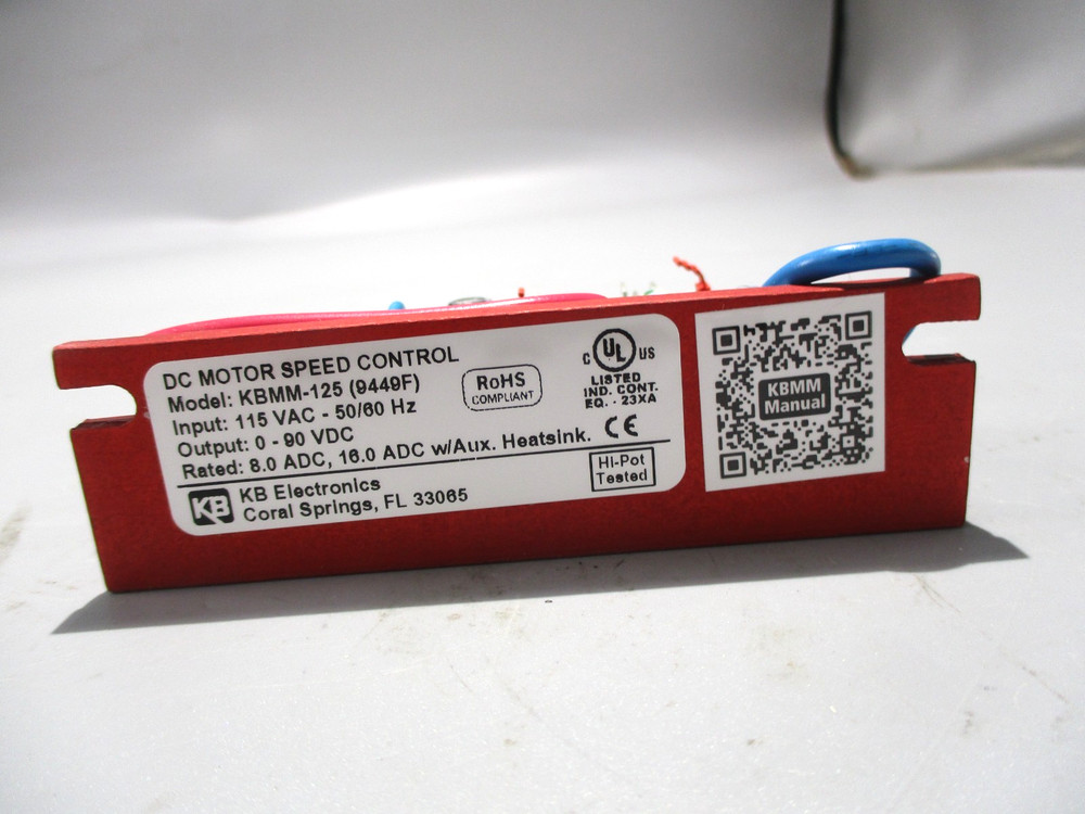 NEW KB ELECTRONICS KBMM MOTOR SPEED CONTROLLER