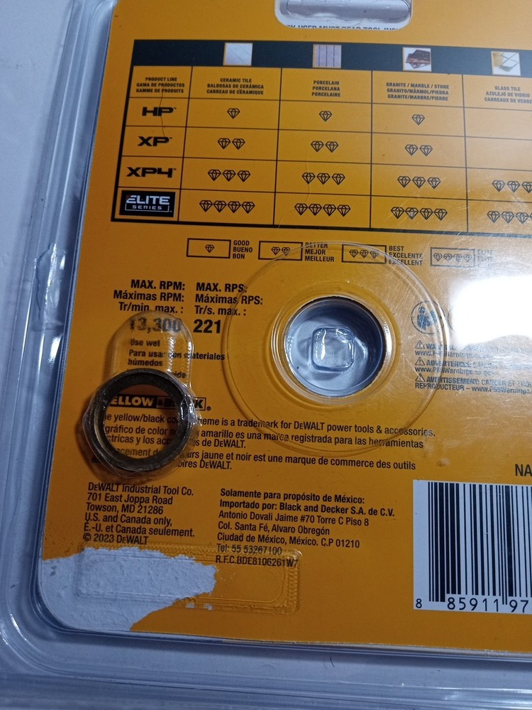 Dewalt DW4736 4-1/2" Continuous Diamond Blade