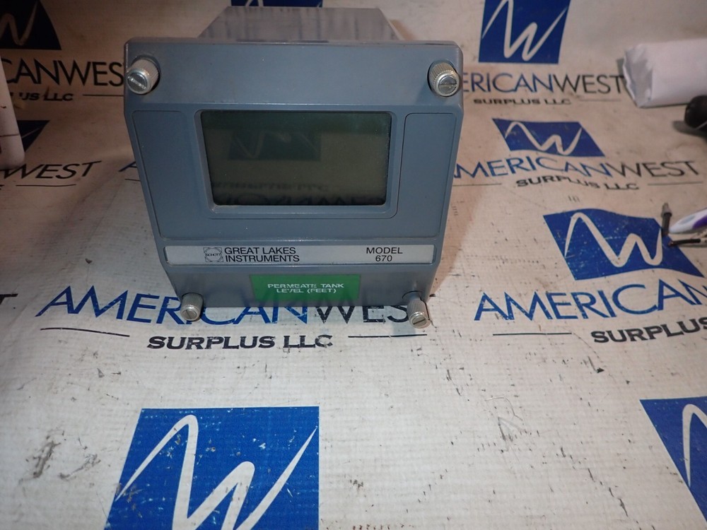 Great Lakes Instruments Analyzer Model 670