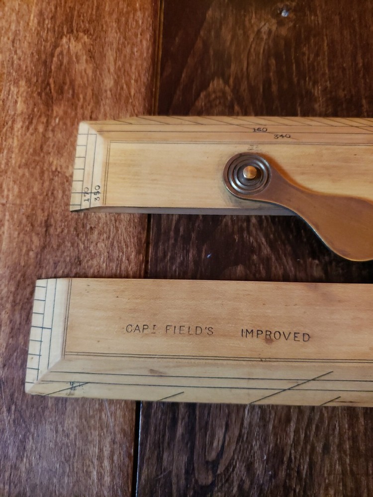 VINTAGE CAPT. FIELDS IMPROVED PARALLEL RULE LONDON 21"