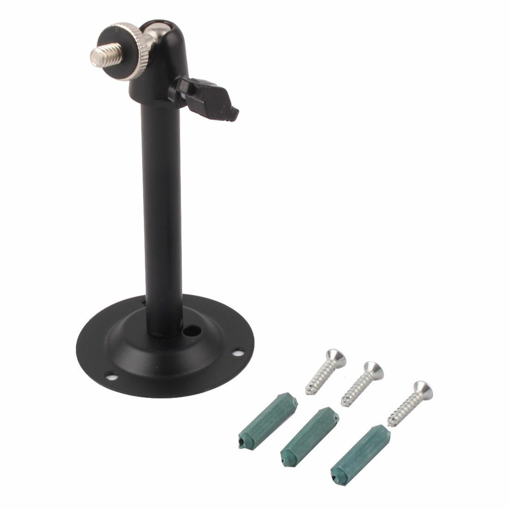 Metal Security Housing Mount Bracket for CCTV Camera Black