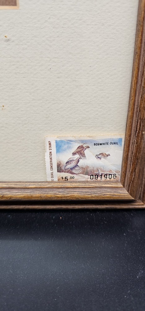 Allen Hughes Quail Postage Stamp Set