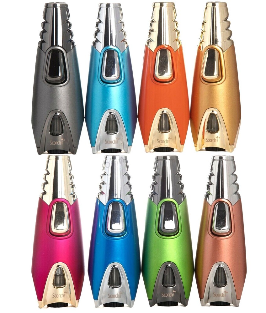 Scorch Torch Rocket Single Flame Butane Refillable Torch Lighter Model 61582