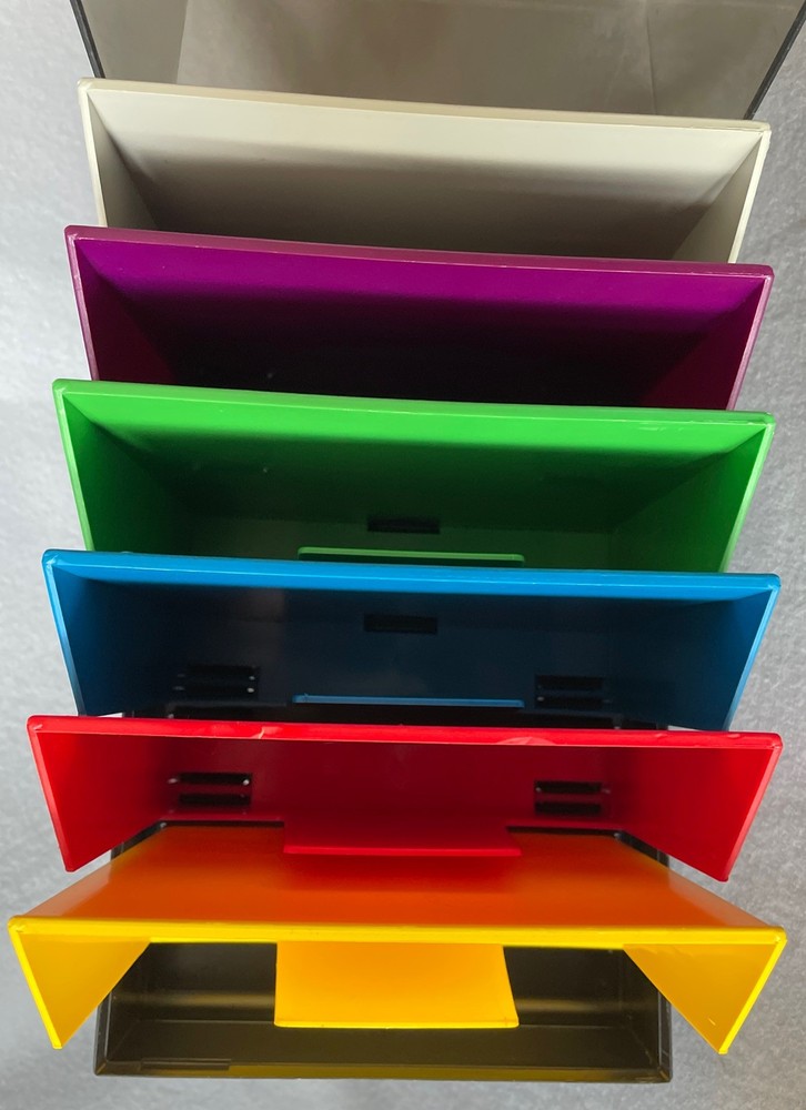 Minidex/78 SRW Computer Components 5.25 Floppy Disc Case Multi Color Sleeves