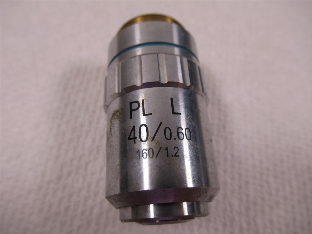 Jenco Inverted Compound Microscope Objective Lens PL L 40x 160mm 0.60