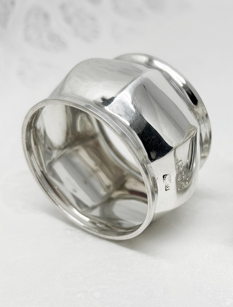 Sterling silver napkin rings 2