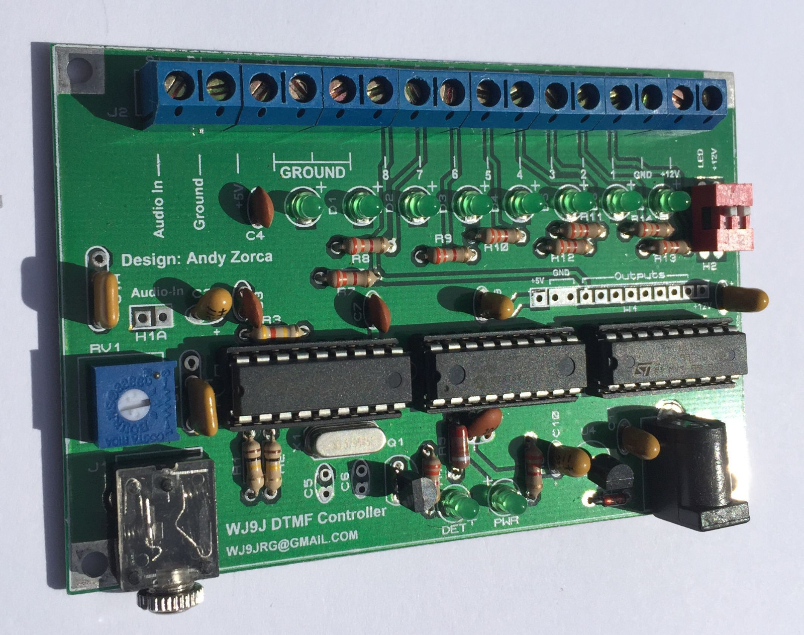 Repeater Controller Accessory automation Controller 8 Outputs Relay driver DTMF
