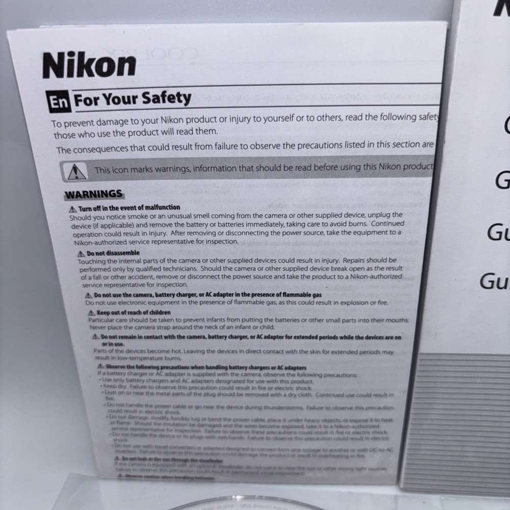 NIKON COOLPIX S3300 DIGITAL CAMERA REFERENCE DISC & ViewNX2 DISC Plus More