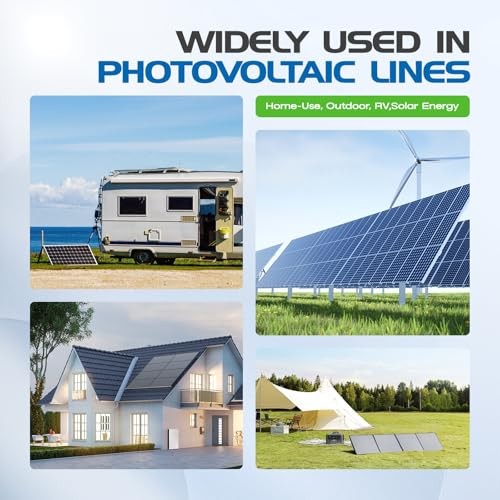 Solar Panel Disconnect Switch, 50 Amp DC 1000V Breaker Box PV DC1000V 50A