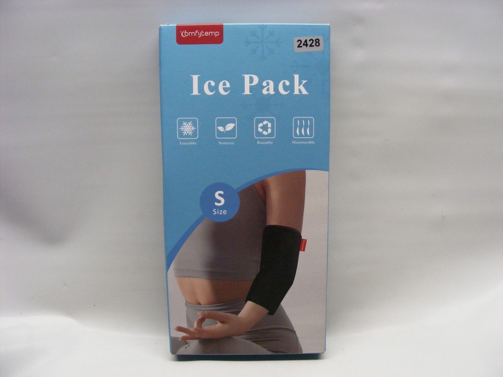 Comfytemp Ice Pack for Elbows Black Size Small