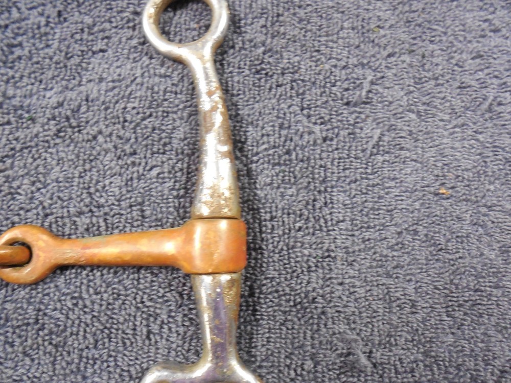 Copper Snaffle Bit 5-5 1/2 size mouth