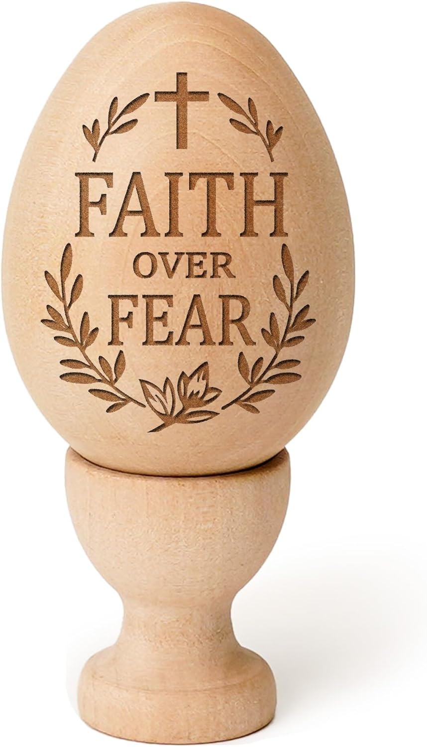 He Is Risen Easter Decor – Religious Easter Cross Decoration for Home, Catholic