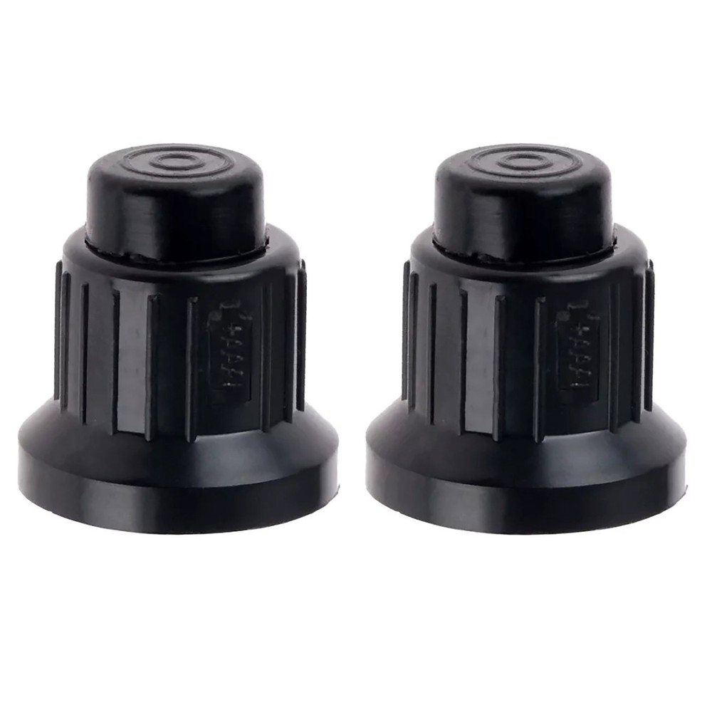 2* Black Ignitor Button Cap Replace For Grill/Barbecue/Gas Fire/Spark Generator