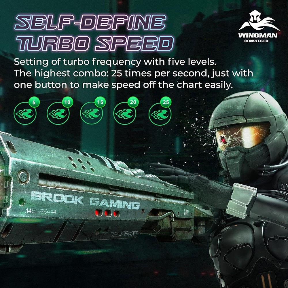 Brook Wingman XE2 Wireless Controller Adapter for PlayStation, Switch and PC