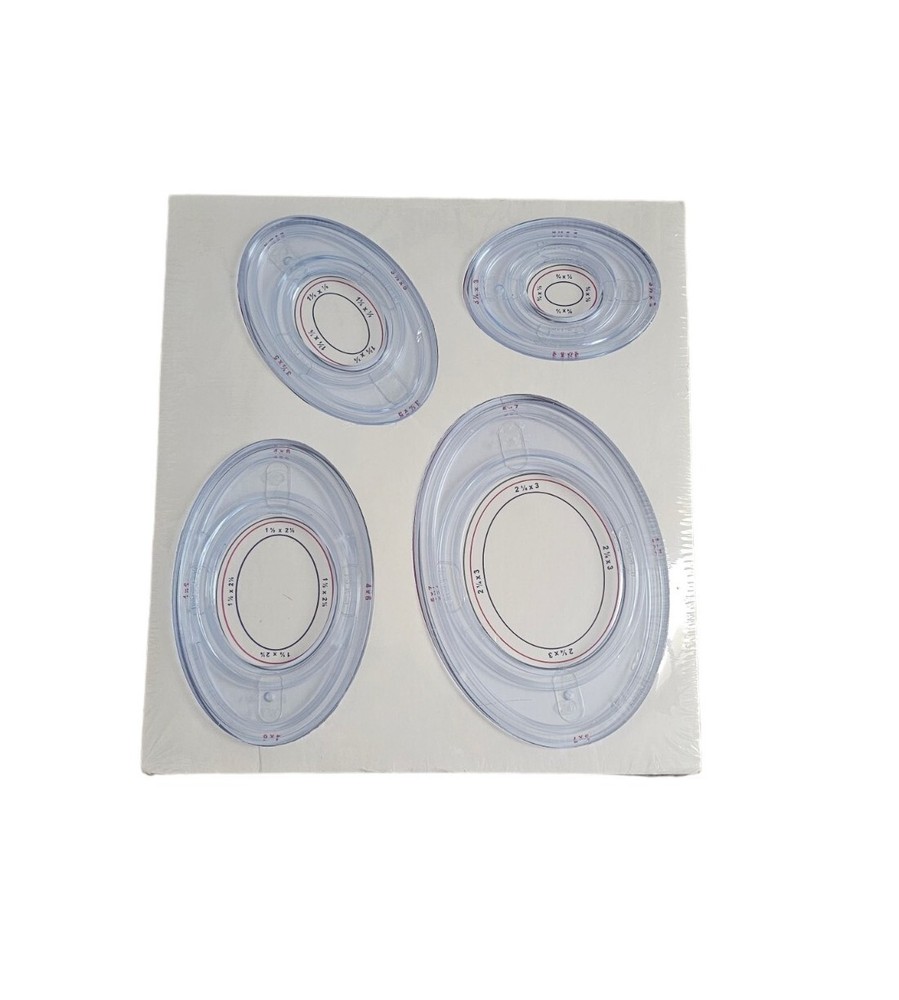 Creative Memories Ovals Custom Cutting System Patterns Sizing Template NOS 1999