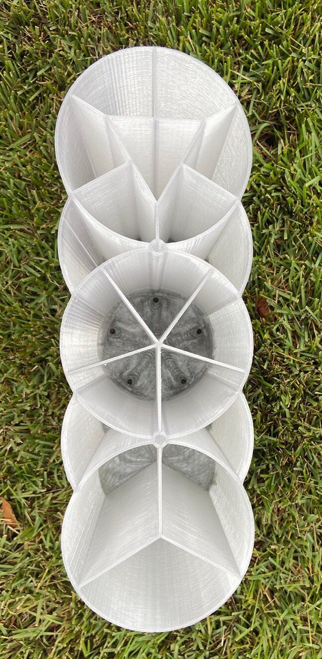 Surf Casting Plug Bag Fishing Lure Tubes Organizer Built In Divider Glow Triple