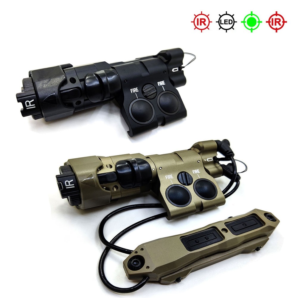 Tactical MAWL-C1 Flashlight Green IR Visible Laser light /LED / IR Pointer Light