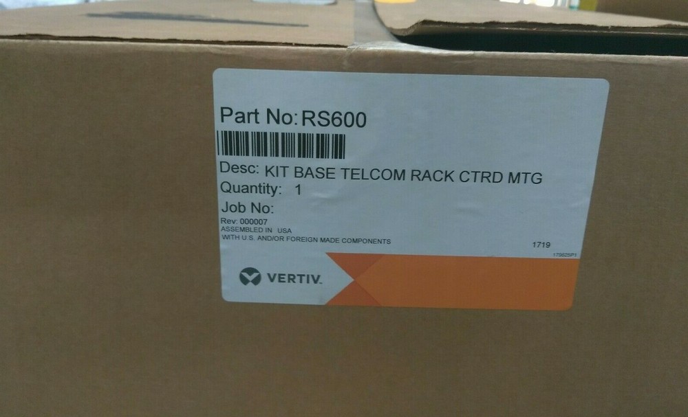 NEW Vertiv Liebert Kit Base Telcom Rack CTRD Meeting