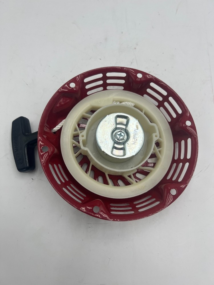 Recoil Starter Assembly w/ Starter Pull MIMPN 7in Outside Diameter, Red