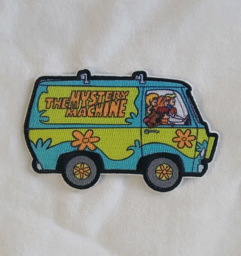 Scooby Doo Mystery Machine Van Embroidered Patch 3.1/2" x 2" Licensed