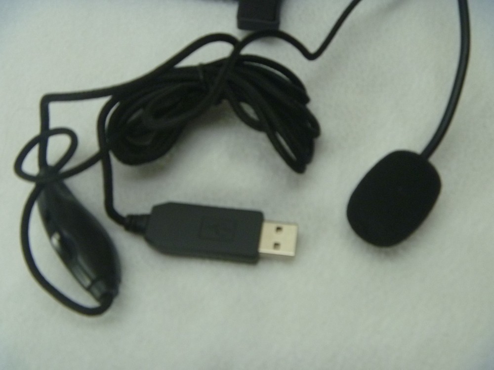 HD Voice Headset Single-sided USB Cord Volume Control D299 Light Comfortable