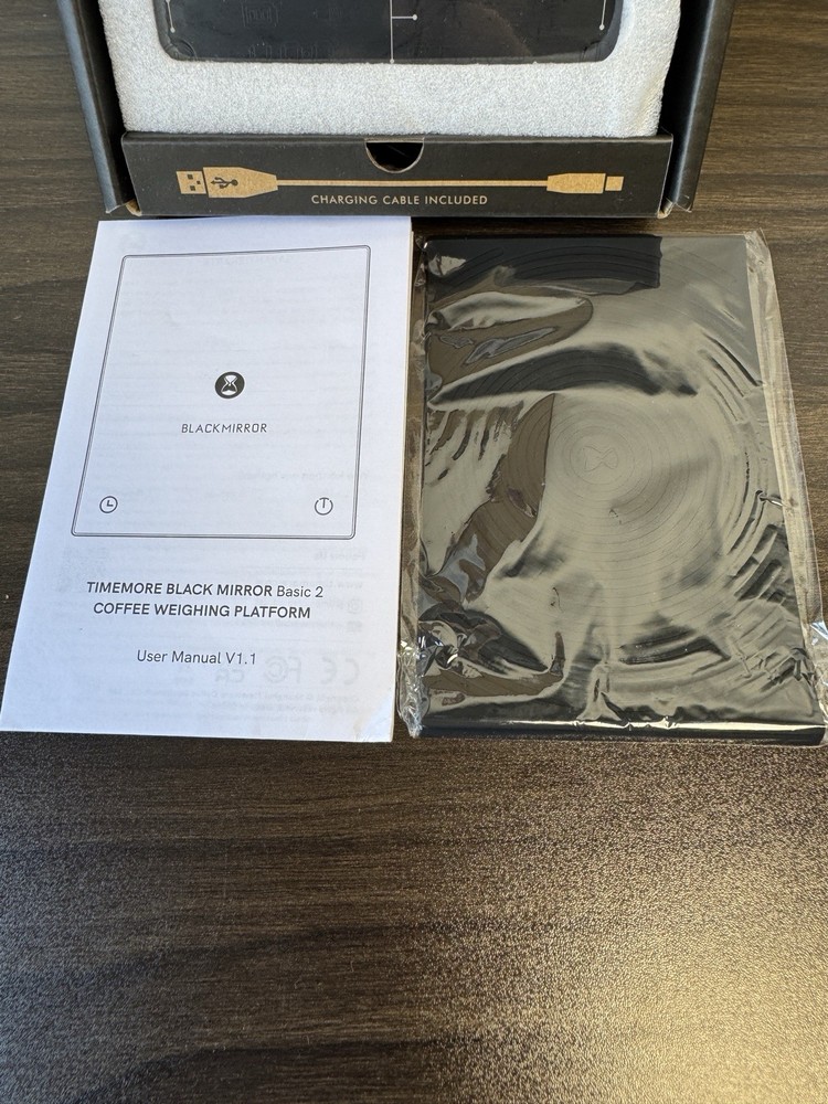 Timemore Black Mirror Basic 2 Coffee Espresso Weighing Platform Scale NEW