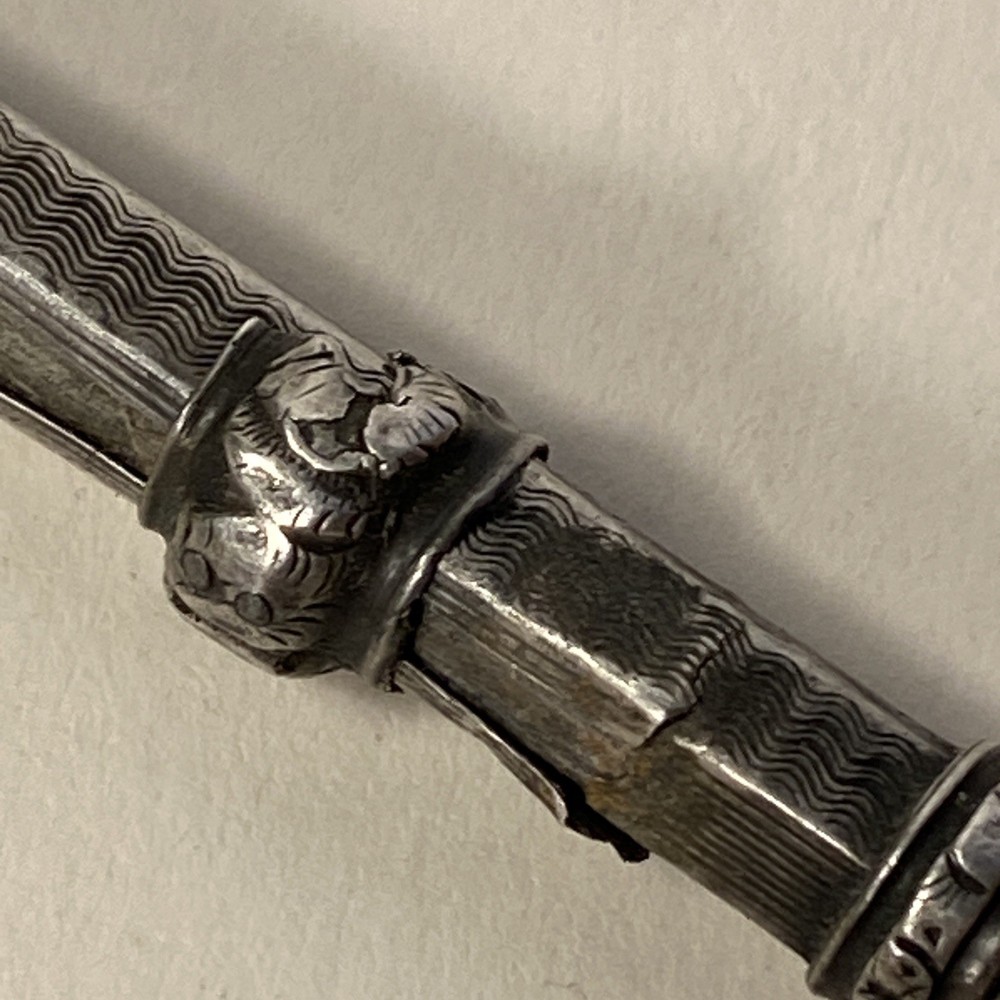 Antique Victorian Telescoping Mechanical Pencil READ