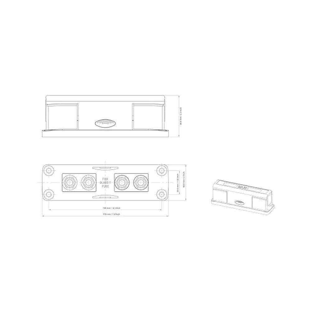 Fuse Holder - Class T, For 225A-400A Applications