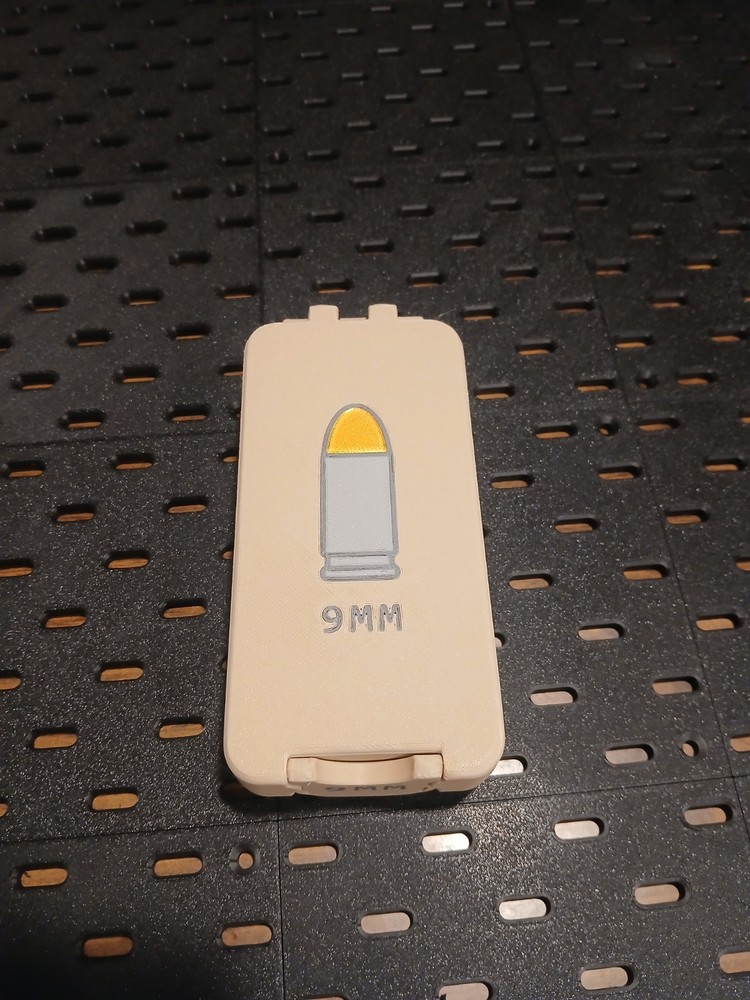 9mm ammo storage box