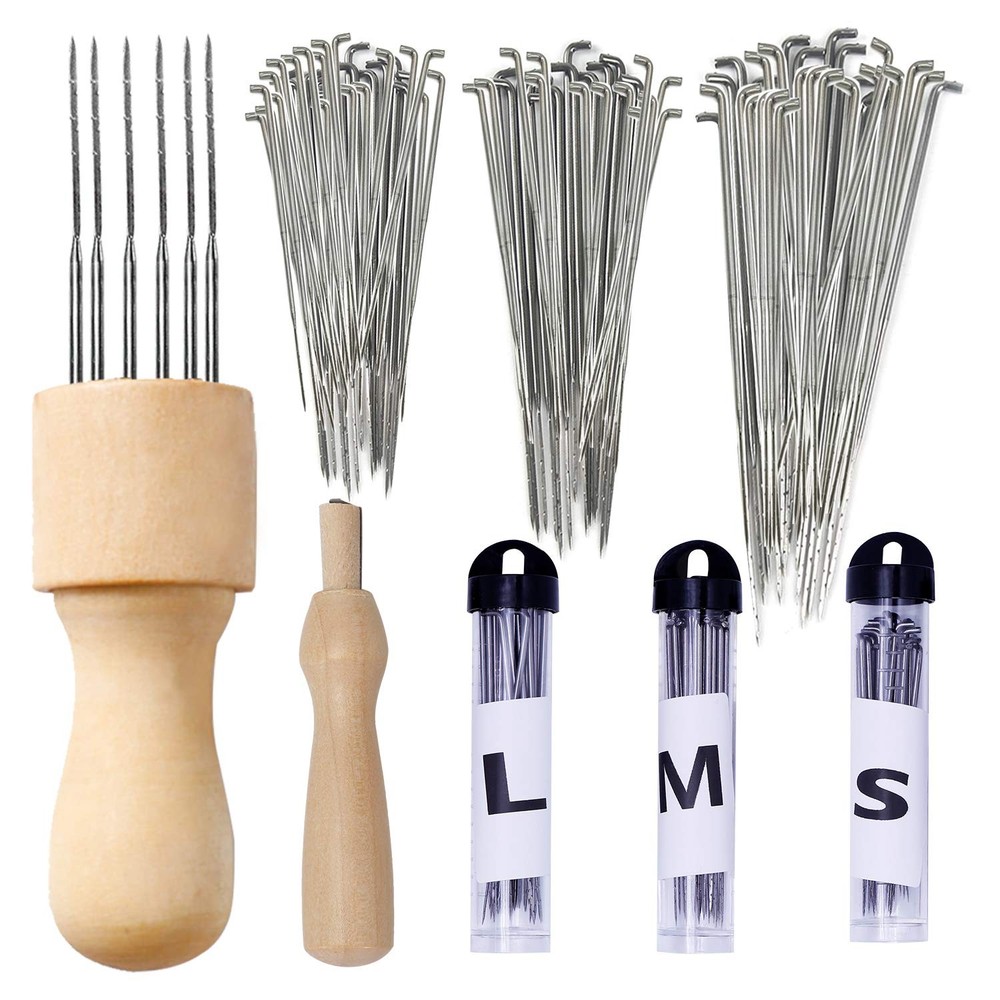 Complete Wool Felting Tools, Needle Kit, 92 Pcs, Black