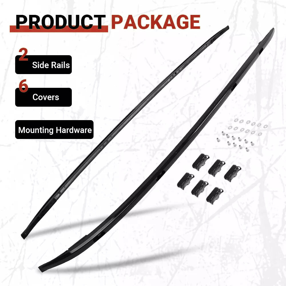 4PCS Cross Bar Roof Rack For 2022-2026 Acura MDX 165LBS Side Rails Cargo Carrier