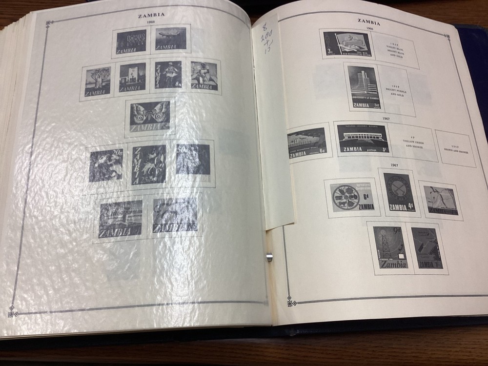 Scott Int’l Stamp Album Vol VII Tonga Zanzibar 1960 Pages Binder